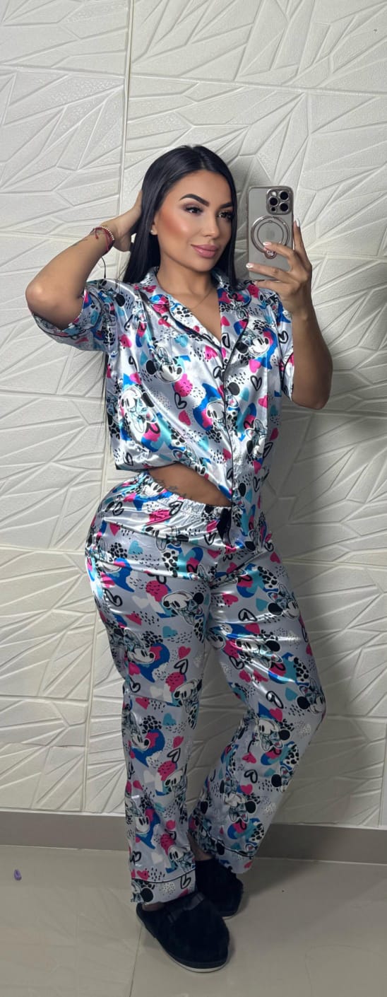 PANTALON SATIN ESTAMPADO