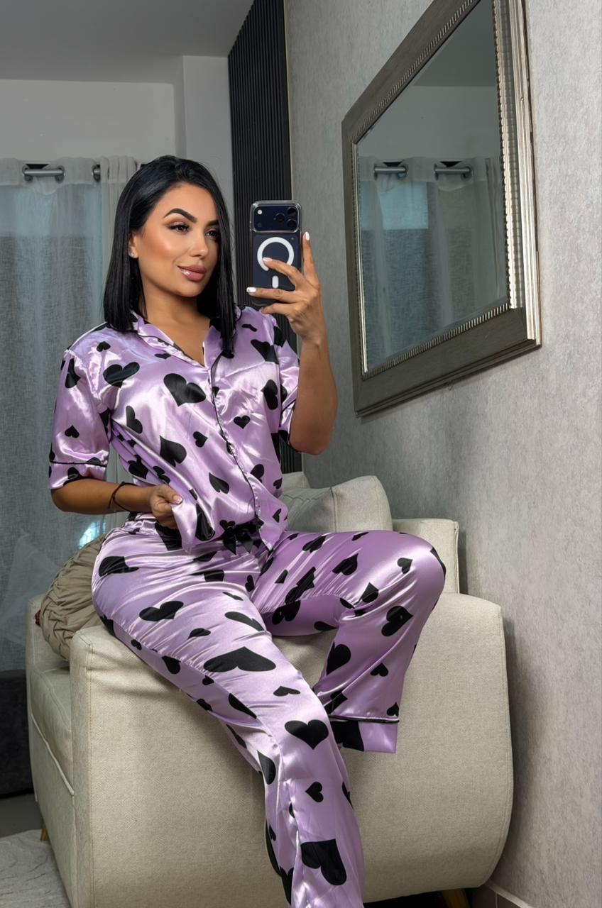 PANTALON SATIN ESTAMPADO